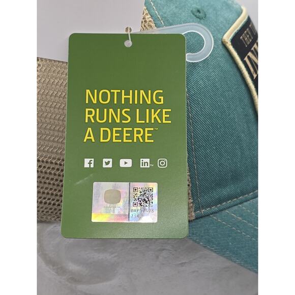 John Deere Top Of The World Trucker Hat They Told Me To Invest In Stock NWT - Picture 4 of 11